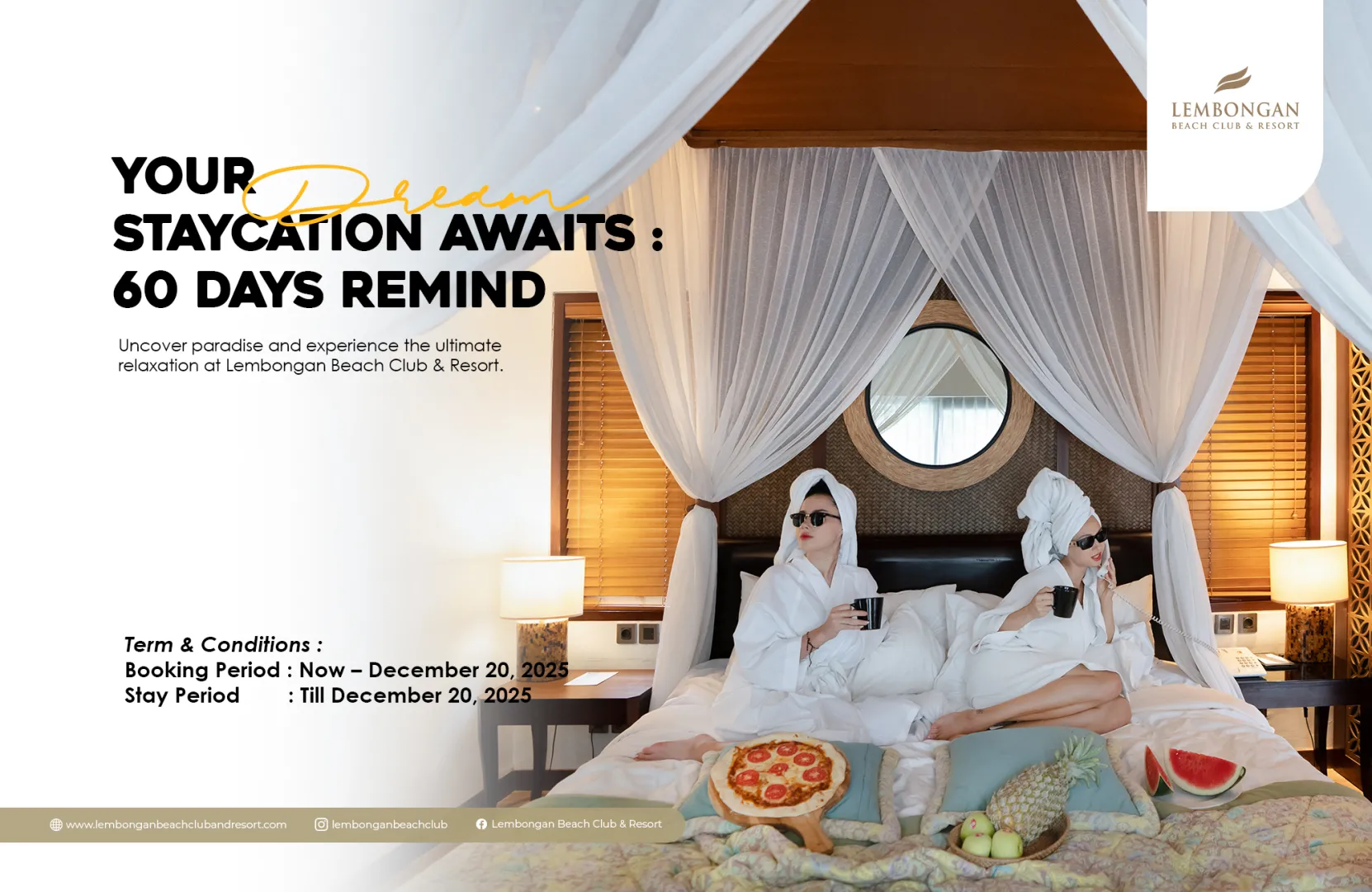 Your Dream Staycation Awaits: 60 Days Remaining!